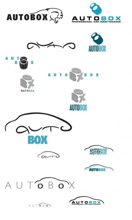 Аутобокс - Лого концепция